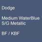 Preview: Dodge, Medium WaterBlue S/G Metallic, BF / KBF.